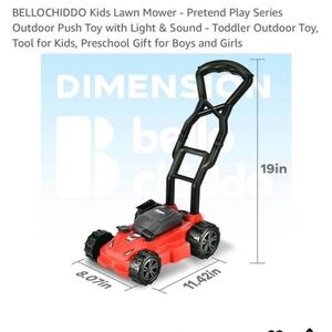 Kids toy lawnmower
